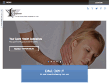 Tablet Screenshot of islandchiropractic.net